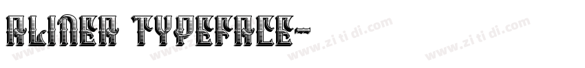 Alinea Typeface字体转换